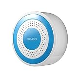 Digoo DG-ROSA 433MHz Wireless DIY Standalone Alarm Siren Multi-function Home Security Alarm Systems Host & Siren Set