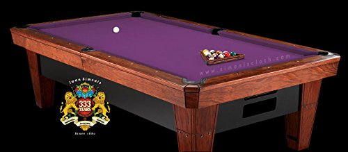 Simonis 860 Purple Pool Table Cloth - 9'