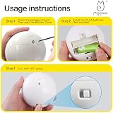 Migipaws Interactive Cat Toy Butterfly & Feather Kitten Toy with Auto Spinning view 10