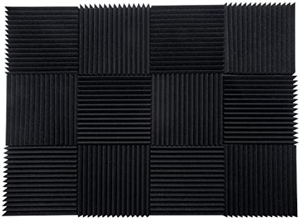 12 Pack 12" X 12" X 1" acoustic foam panels KIT - Remove Noise &amp; Enhance Sound Quality by-beefoam