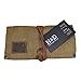 Hide & Drink, Waterproof Waxed Canvas Travel Watch Roll Organizer with 4 Slots, Easy Carry On Watchlover Storage, Handmade Travel Case, Fatigue