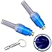 Vabration Sensor Waterproof Shockproof Lamp Bicycle Wheel Neon Tire Valve Led Light 2 pieces (Blue color - Blue light)