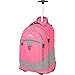 High Sierra Chaser Wheeled Laptop Backpack, Flamingo/Charcoal, 20 x 13.5 x 8-Inch