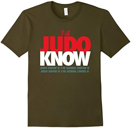 Men's Judo Know T-Shirt XL Olive