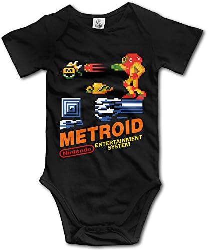 Metroid NES Baby Short Sleeve Romper