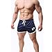 Athletic Men's Big & Tall Cotton Jersey Pull-On Shorts Blue Med