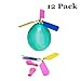 HoFire 12 Pcs Kids Balloon Helicopter Airplane 24 Pcs Balloon Powered Helicopter Flying Toy for Children's Day Gift Party Favor Easter Basket, Stocking Stuffer or Birthday