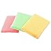 Kitchen Dish Bowl Green Pink Scouring Sponge Cleaning Pads 3 Pcs