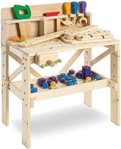 Amazon | FAO Schwarz 無垢材 おもちゃ 作業 