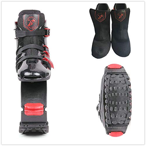 ZCOINS Unisex Kids Adults Anti-Gravity Running Boots Fitness Bounce Shoe Jumping Shoes 60-240 LBS (Black Red, XL (Mens 8-10 for 200-240 lbs)). - Thumbnail 2
