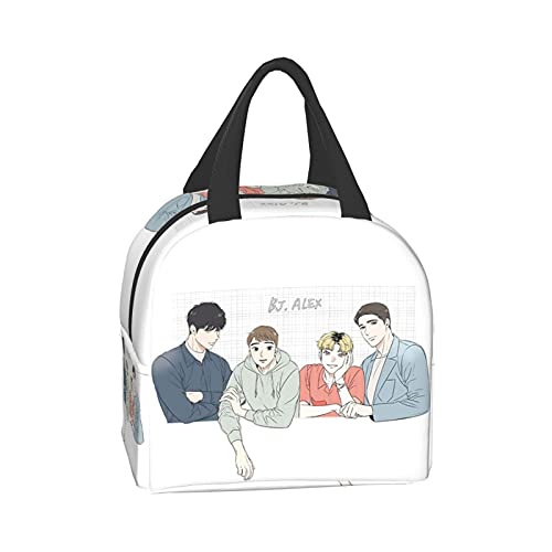 Bj Alex Group Photo Lunch Bag Tote Anime Container For Women Box