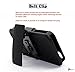 iPhone 4 Case, iPhone 4S Holster Case, NageBee Ultra Slim [Swivel Belt Clip] Kickstand Armor Shockproof Protective Defender Cover Shell Combo - Black