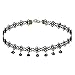 Choker Necklace, HokoAcc Womens Choker Necklace Set Black Velvet Lace Tattoo Choker Set Girls Stretch Necklace (20 pcs)
