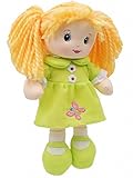 Linzy Ivana Rag Doll with Dress, Green 16