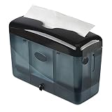 Simply Home USA Countertop Multifold Hand Towel Dispenser, Plastic (Black)