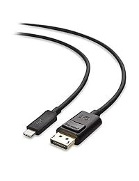 Cable Matters - cable 60 Hz USB-C para DisplayPort 4K (compatible con puerto Thunderbolt 3), Negro), 201036-BLK-1.8m