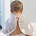 Baby Burp Cloth and Bib Set, Waterproof Reversible Muslin Burp Bib Set 24