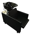 Beauty Shampoo Backwash Station Unit with Adjustable Ceramic Bowl and Triple-certified Vacuum Breaker Omwah