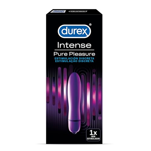 Vibrador Mini Intense Orgasmic Pure Pleasure, Dildo Consolador Clítoris Mujer, Negro, 1 Unidad (Paquete de 1)