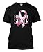 Pink Ribbon For My Sister - Breast Cancer Awareness Men's T-shirt