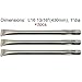 hotsizz (3-pack) Universal Stainless Steel Replacement Straight Pipe Burner for Charmglow,Nexgrill,Costco Kirkland,Perfect Glo,Permasteel,Sterling Forge,and Other Grills(16 13/16