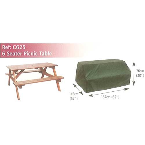 Picnic Table Cover 6 seat Amazon.co.uk Garden & Outdoors