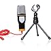VIMVIP® Professional Condenser Skype Audio Sound Podcast Microphone Mic PC Laptop Karaoke Studio with Stand Shock Mount for Laptop PC Computer