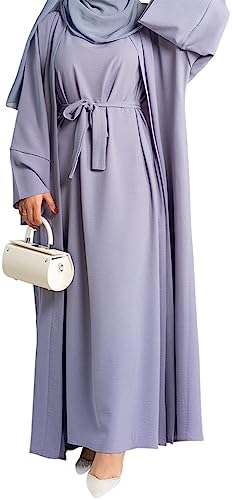 muslim dress for women amazon Wraith of East Women's Muslim Maxi Dress Kaftan Abaya Islamic Arabian  Clothing Lace Top Round Neck Party Gown Jilbab Robe (Pink, XL) at Amazon  Women's Clothing store