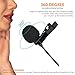 393 inch Professional Grade Lavalier Lapel Microphone ­Omnidirectional Mic with Easy Clip On System ­ Perfect for Recording YouTube