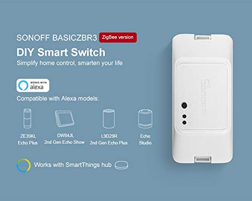 SONOFF BASICZBR3 Zigbee Smart Switch, Zigbee Home Smart Controller, Compatible with Amazon Alexa, Works with SmartThings… - Image 3