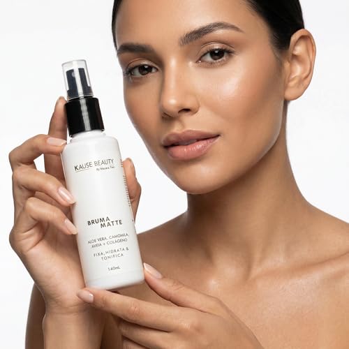 Bruma Fixadora Matte Facial – Controle da Oleosidade, Efeito Matte Natural e Fixação da Maquiagem, 140ml .KAUSE BE