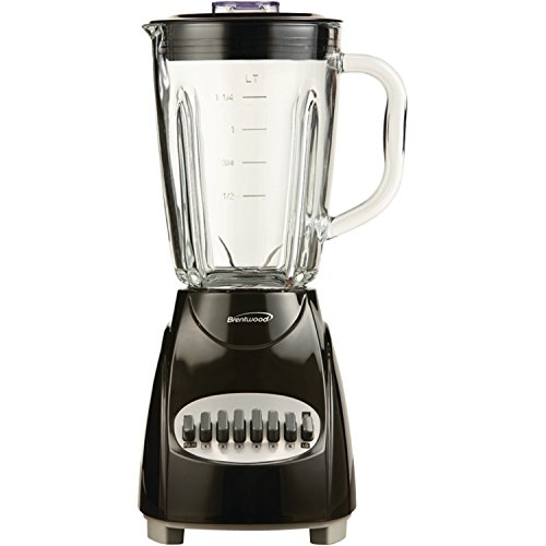 BTWJB920B - BRENTWOOD JB-920B 12-Speed Countertop Blender with Glass Jar (Black)