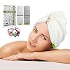 WK Microfiber Hair Towel for Women – Ultra Absorbent Quick Dry Hair Turban, Original Magic Instant Hair Towel Wrap for…