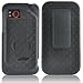 EXTENDED BATTERY SHELL HOLSTER COMBO CASE+KICK STAND for VZW HTC REZOUND 4G