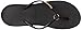 Havaianas Women's Ring Flip Flop Sandal, Black/Black, 7/8 M US