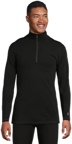 Amazon.com: 100% Merino Wool Men's Expedition Weight Quarter Zip