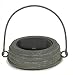 Colonial Tin Mason Jar Lid - 1 Solar Powered Light HANGING Galvanized Barn Roof primary