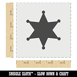 Sheriff Policeman Badge Wall Cookie DIY Craft