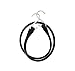 ABN EPDM Rubber Bungee Cords - 31in Black Rubber Tie Down Straps with Hooks (54in Max Stretch), 10 Pack
