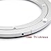 TamBee 200mm Lazy Susan 8 Inch Aluminum Bearing Metal Rotating Turntable Bearings Swivel Plate Hardware For Dining-table