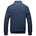 Mysuntown Men's Winter Coat Softshell Zip Front Iconic Racer Jacket Coat