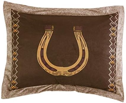 Western comforter set with pillow shams, made of 100% polyester.