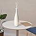 Ceramic Essential Oil Diffuser, JolyJoy Decorative Aromatherapy Humidifier w/Hand-Crafed White Porcelain Vase Cover & Pretty LED Light, Premium Birthday Gift for Women/Men