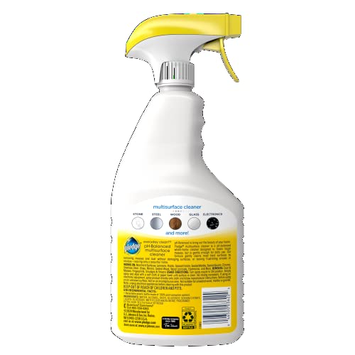PLEDGE PH-BALANCED MULTISURFACE CLEANER SPRAY FOR EVERYDAY CARE, FRESH CITRUS SCENT, 25OZ