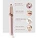 Bangbreak—Eyebrow Hair Remover, Painless Portable Precision Electric Eyebrow Hair Trimmer (Battery Not Included), Rose Gold