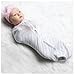 Woombie Air, Gray Zebra/Pink Trim, Big Baby 14-19 Lbs