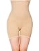 Tummy Control Body Shaper Seamless Thigh Slimming Boyshort Breathable Slip Shapewear for Women,Beige,3XL(Fit For Waist:34inches-38inches)