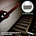 OxyLED Motion Sensor Closet Lights, Cordless Under Cabinet Lighting, Wireless Stick-on Anywhere Battery Operated 10 LED Motion Sensor Night Light, Safe Lights for Cabinet Wardrobe Stairs