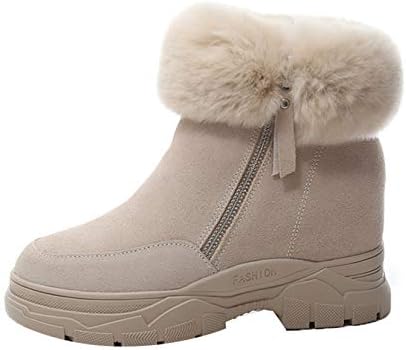 [VRGT] スノーブーツ レディース 滑り止め 登山靴 スノーシューズ 防寒 防水 ブーツ サイドジップ 厚底 ボア 雪靴 レディースブーツ ショートブーツ ウィンターブーツ 冬靴 冬用 ムートンブーツ 裏起毛 通気 登山 アウトドア