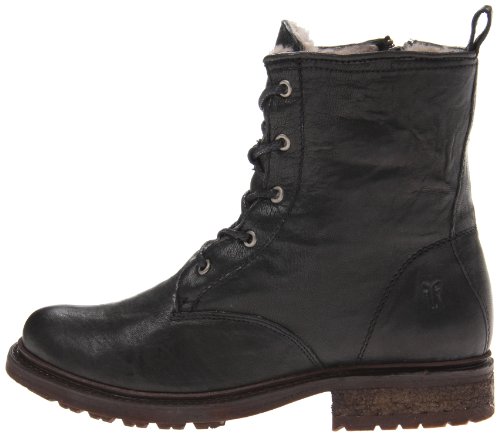 frye valerie shearling lace up